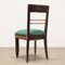 Beech & Leatherette Dining Chairs, 1940s, Set of 6 8