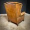 Vintage Wingback Armchair from Schaapsleeren, Image 8
