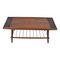 Mid-Century Wooden and Copper Coffee Table, 1960s, Image 1