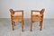 Mid-Century Pine Wood Dining Chairs, 1960s, Set of 2 10