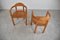 Mid-Century Pine Wood Dining Chairs, 1960s, Set of 2 3