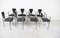Post Modern Dining Chairs attributed to Belgochrom, 1980s, Set of 8, Image 8