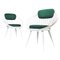Mid-Century Swedish Beach Circle Armchairs attributed to Yngve Ekström for Ese Mobler, 1970s, 1960s, Set of 2 1