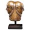 Bronze Alloy Staff Finial with Janiform Heads, Nigeria, Kunstkammer, Image 1