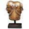Remache de personal de aleación de bronce con cabezas Janiform, Nigeria, Kunstkammer, Imagen 1