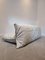 Yoko 3-Sitzer Sofa aus weißem Leder von Michel Ducaroy für Ligne Roset 6