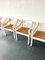 White Painted Carimate Carver Chairs by Vico Magistretti, Set of 4 2