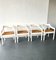 White Painted Carimate Carver Chairs by Vico Magistretti, Set of 4, Image 1