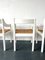 White Painted Carimate Carver Chairs by Vico Magistretti, Set of 4, Image 7