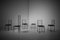 Sculptural Post Modern Chairs, France, 1980s, Set of 6, Image 3