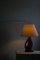 Lampada da tavolo scultorea moderna in teak, Scandinavia, anni '60, Immagine 2