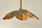 Lámpara de araña Rubarb Leaf de Carlo Giorgi para Bottega Sad, Italy, años 70, Imagen 2