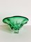 Glass Green Bowl by Jan Beranek for Skrdlovice, 1960s, Image 5