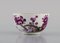 Tazas de té antiguas con platillos de porcelana pintada a mano de Meissen. Juego de 8, Imagen 4
