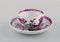 Tazze da tè antiche con piattino in porcellana dipinta a mano di Meissen, set di 8, Immagine 3