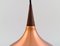 Late 20th Century Pendant Lamp in Copper and Rosewood 2