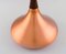 Late 20th Century Pendant Lamp in Copper and Rosewood 4