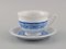 Coffee Service for 10 People in Porcelain with Blue Ribbon from Rosenthal, Set of 33 5