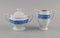 Coffee Service for 10 People in Porcelain with Blue Ribbon from Rosenthal, Set of 33 4
