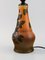 Table Lamp in Glazed Ceramics with Hand-Painted Foliage from Ipsens, Denmark, 1940s 3