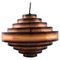 Ceiling Pendant in Flame-Cut Copper by Svend Aage Holm Sørensen, Denmark, 1970s 1