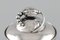 Blossom Sugar Bowl in Hammered Sterling Silver from Georg Jensen, 1920s, Image 3