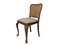 Wood Braided Upholstered Chairs 1