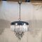 Italian Glass and Metal Chandelier from Sciolari, 1960s 1