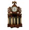 Antique Table Portico Clock in Maple and Bronze Alabaster, 1800s 1