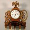 Antique Table Portico Clock in Maple and Bronze Alabaster, 1800s, Image 3