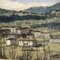 Domenico de Bernardi, Landscape, 20th Century, Oil on Board, Framed 4