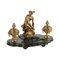 Bronze & Marble Inkwell attributed to Jean-Marie Pigaltary, France, 19th Cennury 1