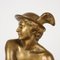 Bronze & Marmor Tintenfass zugeschrieben Jean-Marie Pigaltary, Frankreich, 19. Jh. 3