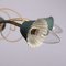 Ceiling Lamp in Enamelled Aluminum & Brass, Italy, 1950s, Image 5