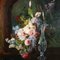 Artista italiano, Bodegón con flores, siglo XIX, óleo sobre lienzo, Enmarcado, Imagen 3