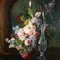 Artiste Italien, Nature Morte Aux Fleurs, 19ème Siècle, Huile sur Toile, Encadrée 3