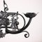 Liberty Chandelier in Wrought Iron, Italy, 20th Century 6