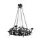 Liberty Chandelier in Wrought Iron, Italy, 20th Century, Image 1