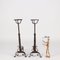 Andirons in Wrought Iron, Italy, 18th Century, Set of 2 2