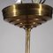 Brass Ceiling Lamp, Italy, 1950s 10