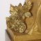 Reloj de encimera de bronce dorado, Francia, siglo XIX, Imagen 6