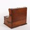 French Liquor Box in Oak and Bronze, 1900s, Set of 4 8