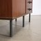 Highboard in Mahogany Veneer & Metal, Italy, 1960s 8