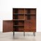 Highboard in Mahogany Veneer & Metal, Italy, 1960s 3