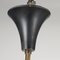 Ceiling Lamp in Wood, Metal & Brass, Italy, 1960s 9