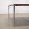 Walnut & Metal Luar Center Table attributed to ICF, Italy, 1970s 5