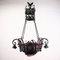 Liberty Chandelier in Metal, Italy, 20th Century, Image 3