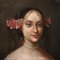 Italienischer Künstler, Porträt einer jungen Frau, 1666, Öl auf Leinwand, gerahmt 3