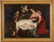 Italian Artist, Adoration of the Baby Jesus, 17th Century, Oil on Canvas, Framed 1