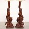 Barock Skulpturen aus Kiefernholz, Italien, 20. Jh., 2er Set 11